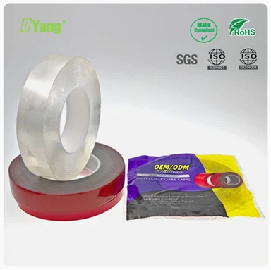 Doorzichtige waterdichte montagestickers Herbruikbare dubbelzijdige plakband