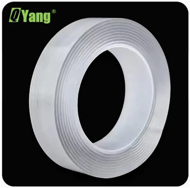 Waterdichte herbruikbare wasbare sterk klevende transparante acryl dubbelzijdige nano-geltape